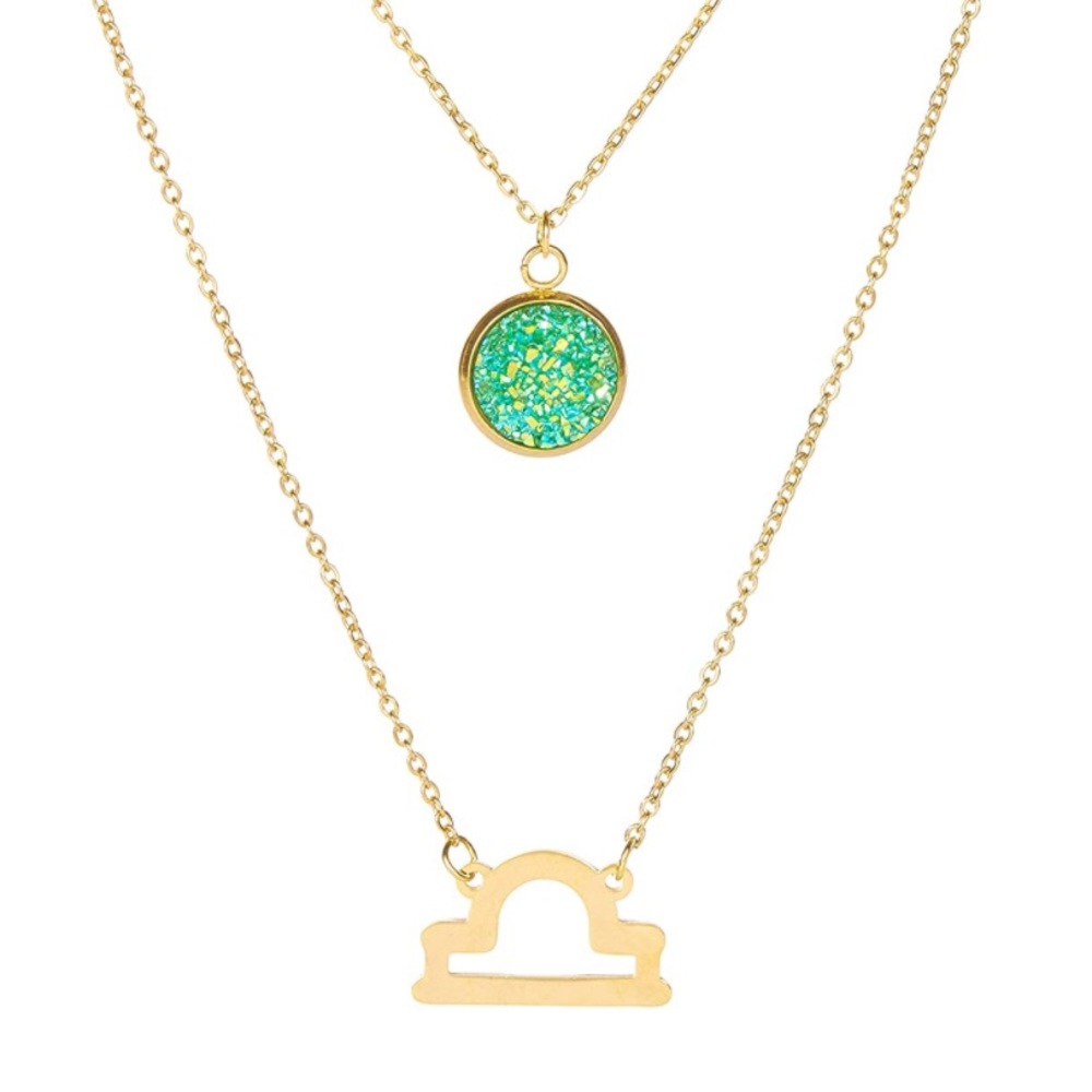 Libra constellation necklace